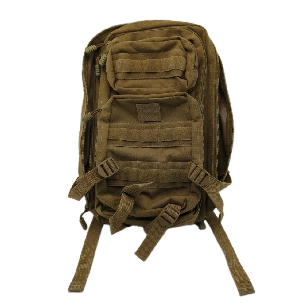 Flying Circle Military Backpack Desert Tan Molle Chain iPad Protector